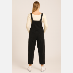 ABRIL Buksedragt i sort denim