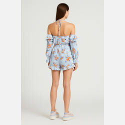 ADELE Sommerlig playsuit med blomsterprint 