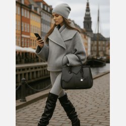 ALA elegant gr� hue med similisten for et subtilt glitrende look