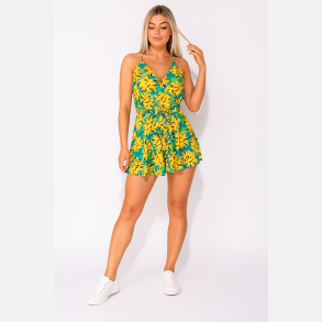 ALICE Playsuit i blomsterprint 