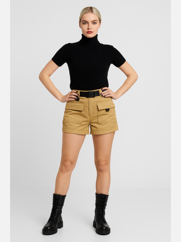 AVA L�se shorts i beige