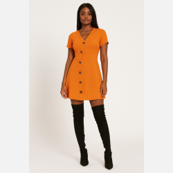 BONI Kort�rmet kjole med knapper