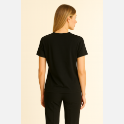 BXULMILLE Sort top med print