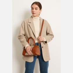 CAKLI Brun bowler h�ndtaske