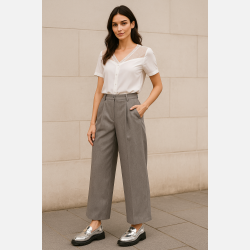 CORIETE Hvid bluse med blonder � Feminin elegance fra Jollyyoung.dk