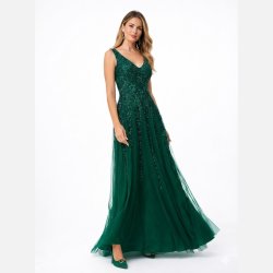 DARLING Maxi-kjole med pailletter