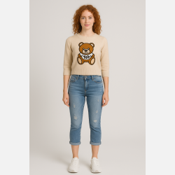 DIANA Jeans knickers med slid