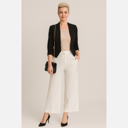 EDE VIP Kort blazer i sort farve