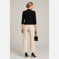 EDE VIP Kort blazer i sort farve