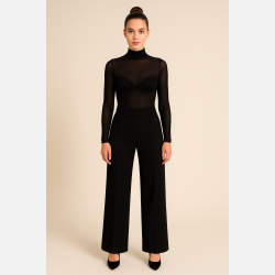 FAIRY Top i stertchy metallic materiale