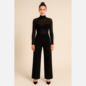 FAIRY Top i stertchy metallic materiale