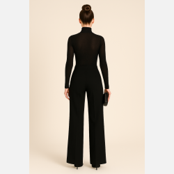 FAIRY Top i stertchy metallic materiale