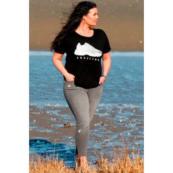 FIA Plus size denim bukser med sliddetaljer � komfort og stil fra Jollyyoung.dk