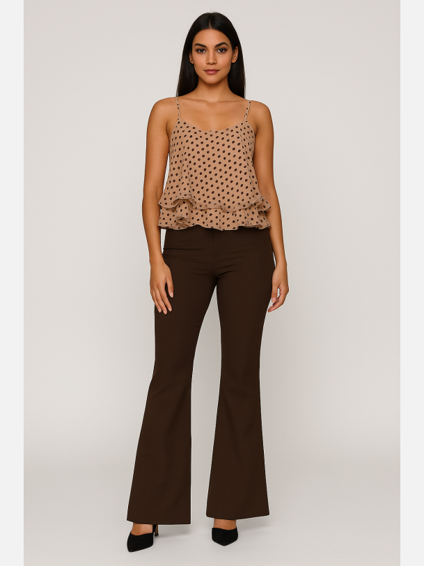 FILIS Dobbeltlag top med prikker