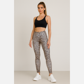 Eksklusiv FREYA leggings i leopard animal-print