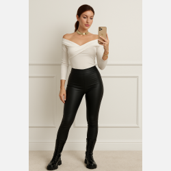 FREYA PANTS Limited edition bukser i sort farve 