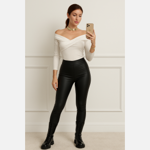 FREYA PANTS Limited edition bukser i sort farve 