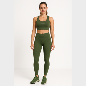 FREYA PANTS Original Gr�n � Push-up leggings med shaping effekt fra Jollyyoung.dk