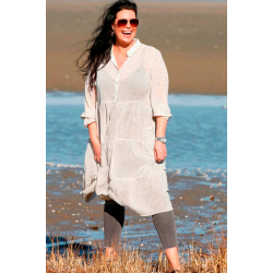 FIA Plus size denim bukser med sliddetaljer � komfort og stil fra Jollyyoung.dk
