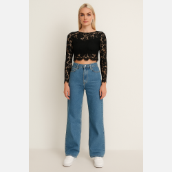 GAN Sort blonde crop top