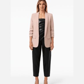 JOBIS Klassisk blazer i beige farve med elegant snit