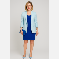 JOBIS Klassisk blazer i bl� farve 