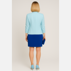 JOBIS Klassisk blazer i bl� farve 