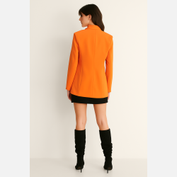 JOBIS Klassisk blazer i orange farve
