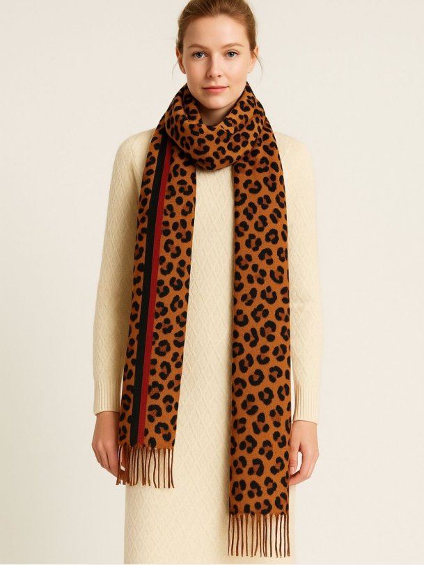 KORA eksklusivt t�rkl�de med leopardprint