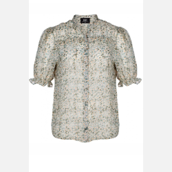 LILA Plus size skjorte i blomster print � romantisk og let fra Jollyyoung.dk