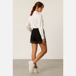 NIA 2 Shorts med blonde kant