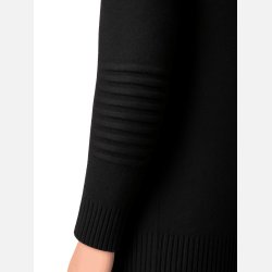 POPPY klassisk sort cardigan med lommer � tidl�s strik til hverdagskomfort