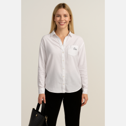 RICI Hvid skjorte � Klassisk komfort med moderne twist fra Jollyyoung.dk