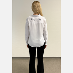 RICI Hvid skjorte � Klassisk komfort med moderne twist fra Jollyyoung.dk