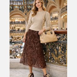  Siba eksklusiv striktr�je med guldtr�d og feminin pasform