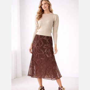  Siba eksklusiv striktr�je med guldtr�d og feminin pasform