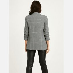 TORA klassisk ternet blazer � elegant snit og tidl�st rudem�nster