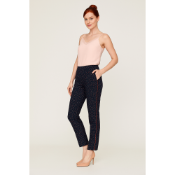 TRUDY L�s chinos med print