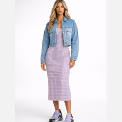 Elegant kort lysebl� denimjakke til kvinder � Sonia jeans jakke med moderne pasform