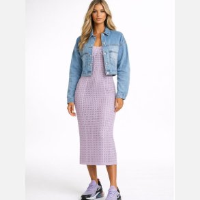 Elegant kort lysebl� denimjakke til kvinder � Sonia jeans jakke med moderne pasform